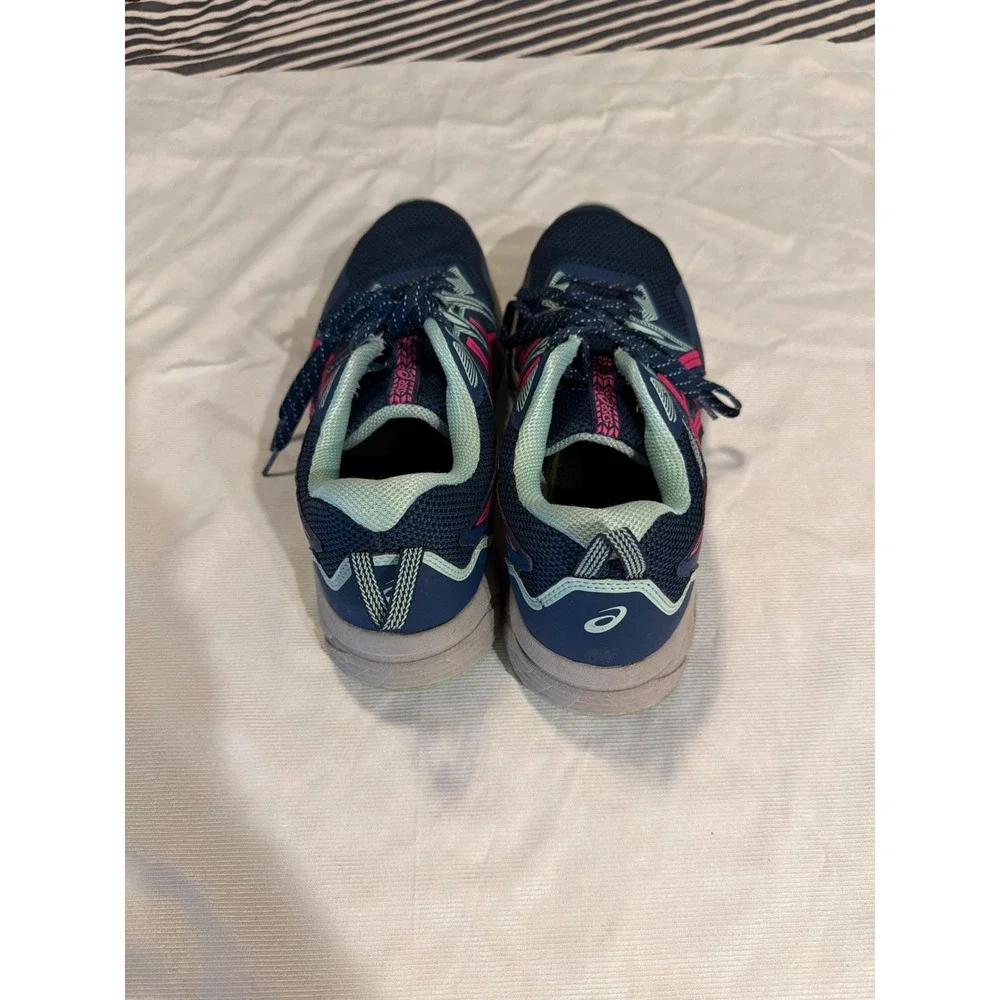 Asics‎ Gel Venture 8 Womens 11 Wide Trail Running Shoes Navy Pink 1012B231